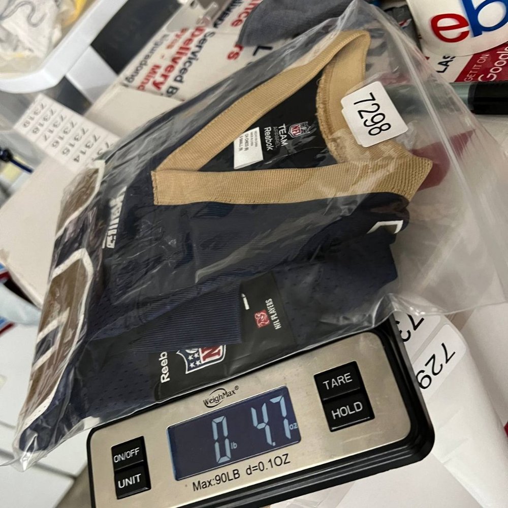 Vintage St. Loius Rams Marc Bulger #10‎ Small Reebok Jersey Shirt Youth New - Picture 10 of 10